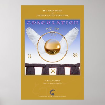 Alchemical Transformations 7: Coagulation Print by Duncan_Eagleson