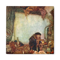 Alchemist and His Gold by Edmund Dulac magnets by Aquavel Alchemist and His Gold by Edmund Dulac magnets