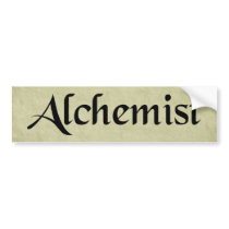 Alchemist Bumper Sticker bumper stickers
