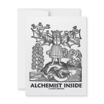 Alchemist Inside (Medieval Alchemy) Personalized Announcement