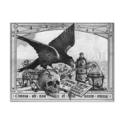alchemy lab postcard by alchemical