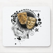 Alchemy of Acting Drama Masks Mousepad