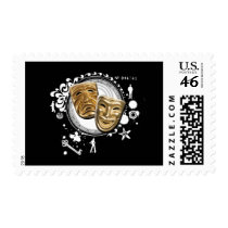 Alchemy of Acting Drama Masks Postage