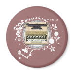 Alchemy of Writing Typewriter Magnet