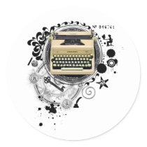 Alchemy of Writing Typewriter stickers