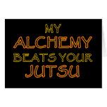 Alchemy vs Jutsu Greeting Card