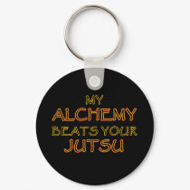 Alchemy vs Jutsu Keychain Fob by AnimeFanatic Alchemy vs Jutsu Keychain Fob