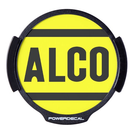 ALCOPowered by Alco Company LED Window Decal Zazzle