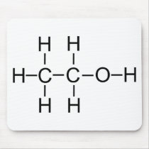 Alcohol - Chemical Formula Mouse Pad