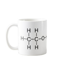 Alcohol - Chemical Formula mugs by Thinkdifferent Alcohol - Chemical Formula mugs