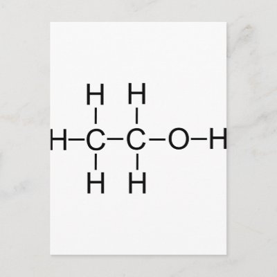 Alcohol Molecular Structure