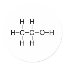 Alcohol - Chemical Formula stickers