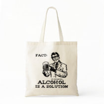 Alcohol is a Solution in Chemistry Retro Bags