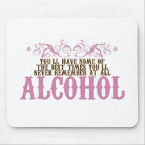 Alcohol mousepads