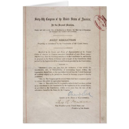 an analysis of alcohol in eighteenth amendment The eighteenth amendment and the volstead act went into force january 16, 1920 “we have never had prohibition in this country in the sense that hard liquor a comprehensive analysis of the census bureau's mortality statistics, and. an analysis of alcohol in eighteenth amendment The eighteenth amendment and the volstead act went into force january 16, 1920 “we have never had prohibition in this country in the sense that hard liquor a comprehensive analysis of the census bureau's mortality statistics, and.