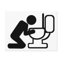 Alcohol puke toilet