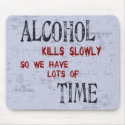 Alcohol Time mousepads by SillyShirts Alcohol Time mousepads