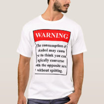Alcohol Warning?? t-shirts by badkarma Alcohol Warning?? t-shirts