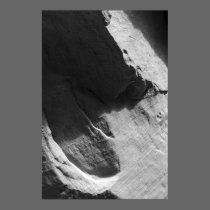 Alcove Sandstone Black and White Photo Poster posters