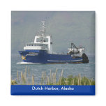 Aldebaran, Fishing Trawler in Dutch Harbor, Alaska magnets