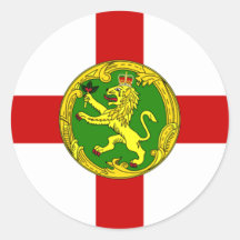 Alderney, Guernsey Round Stickers