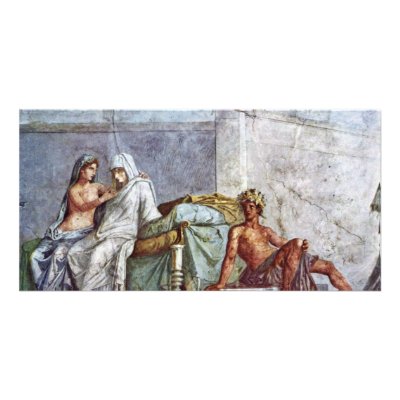 Aldobrandini Wedding Details: Bride Aphrodite And Custom Photo Card by Artcollection