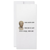 Alea Iacta Est - The Die Is Cast Custom Rack Cards