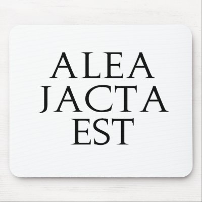 Alea Jacta Est Mouse Mats by alternateworlds