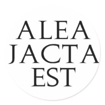 Alea Jacta Est stickers by alternateworlds Alea Jacta Est stickers