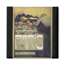Aleardo Villa ~ Paris Art Nouveau Fridge Magnets