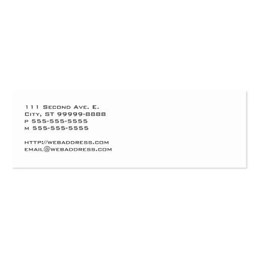 Alectrosaurus Dinosaur Business Card Templates (back side)