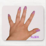 Aleda hand Mousepad