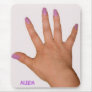 Aleda hand Mousepad