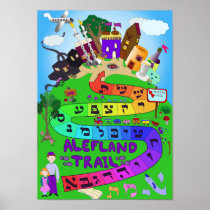 Alef Land Trail Poster/Game