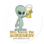 ALEiens Round Stickers