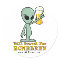 ALEiens Round Stickers