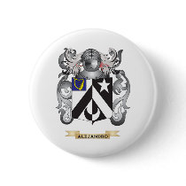 Alejandro Coat of Arms (Family Crest) Pinback Button