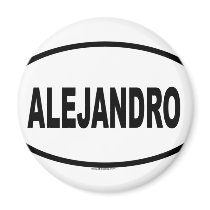 ALEJANDRO REFRIGERATOR MAGNET