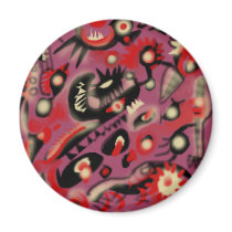 *Alejandro's Precolumbian Pop design 1* magnets