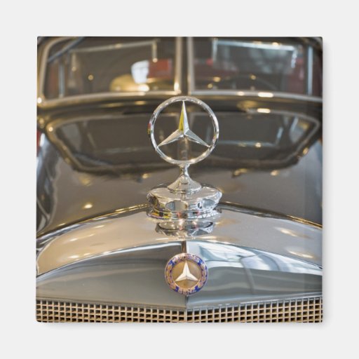 Alemania, Baden-Wurttemberg, Stuttgart. Mercedes Imán Para Frigorifico