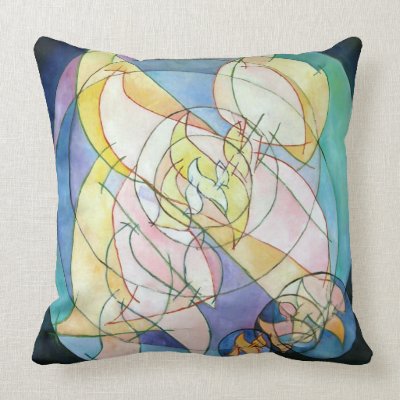 Aleph Pillow by JewDaika