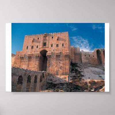 Aleppo Citadel Poster by emperorbrownsuga