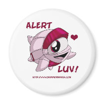 Alert Luv Magnet magnets