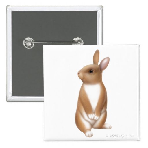 Alert Rabbit Pin