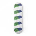Ales  as Al Aluminium  and Es Einsteinium Custom Skate Board
