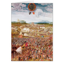 Alesia Besieged by Julius Caesar Greeting Card