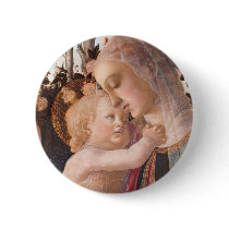 Alessandro Botticelli's The Virgin and Child Button