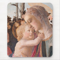 Alessandro Botticelli's The Virgin and Child Mouse Pad
