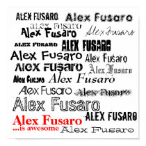 Alex Fusaro is awesome posters