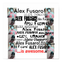 Alex is awesome (20"x20") posters